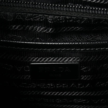 Prada Re-Nylon Vela Saffiano Small Backpack Black 5 of 9