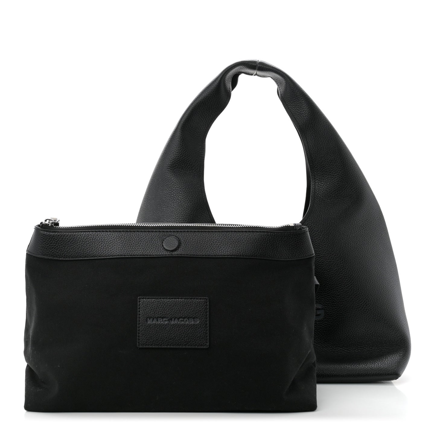 Grained Calfskin Medium The Sack Bag Black