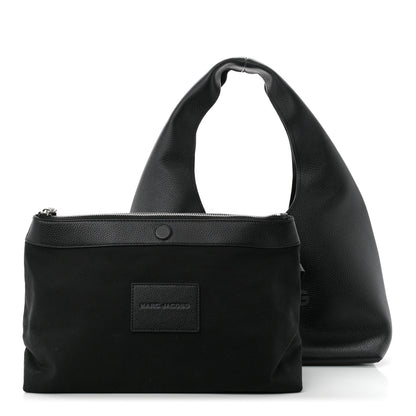 Marc Jacobs Grained Calfskin Medium The Sack Bag Black 3 of 10