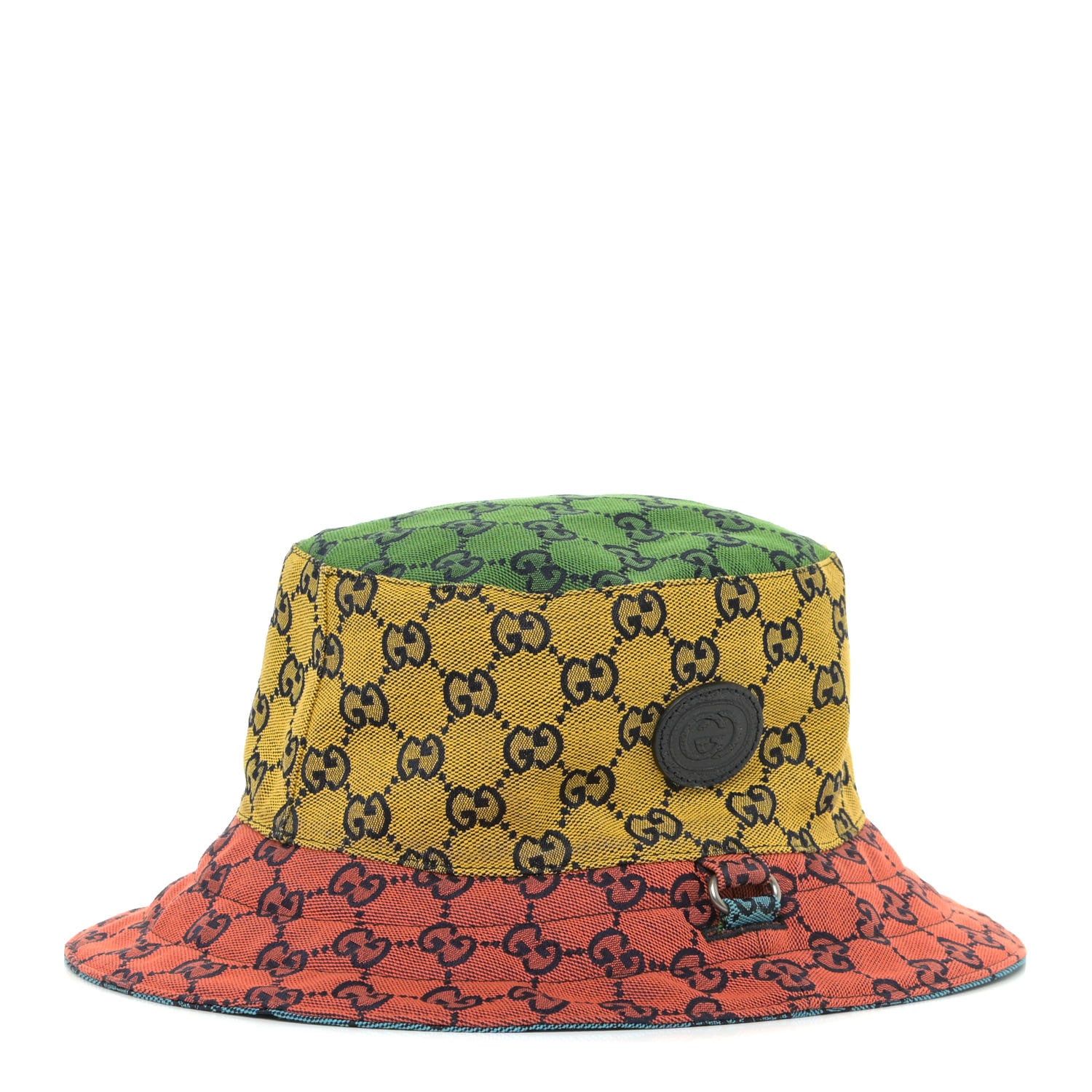 Gucci Monogram Multicolor Reversible Bucket Hat Yellow Multicolor 1 of 14