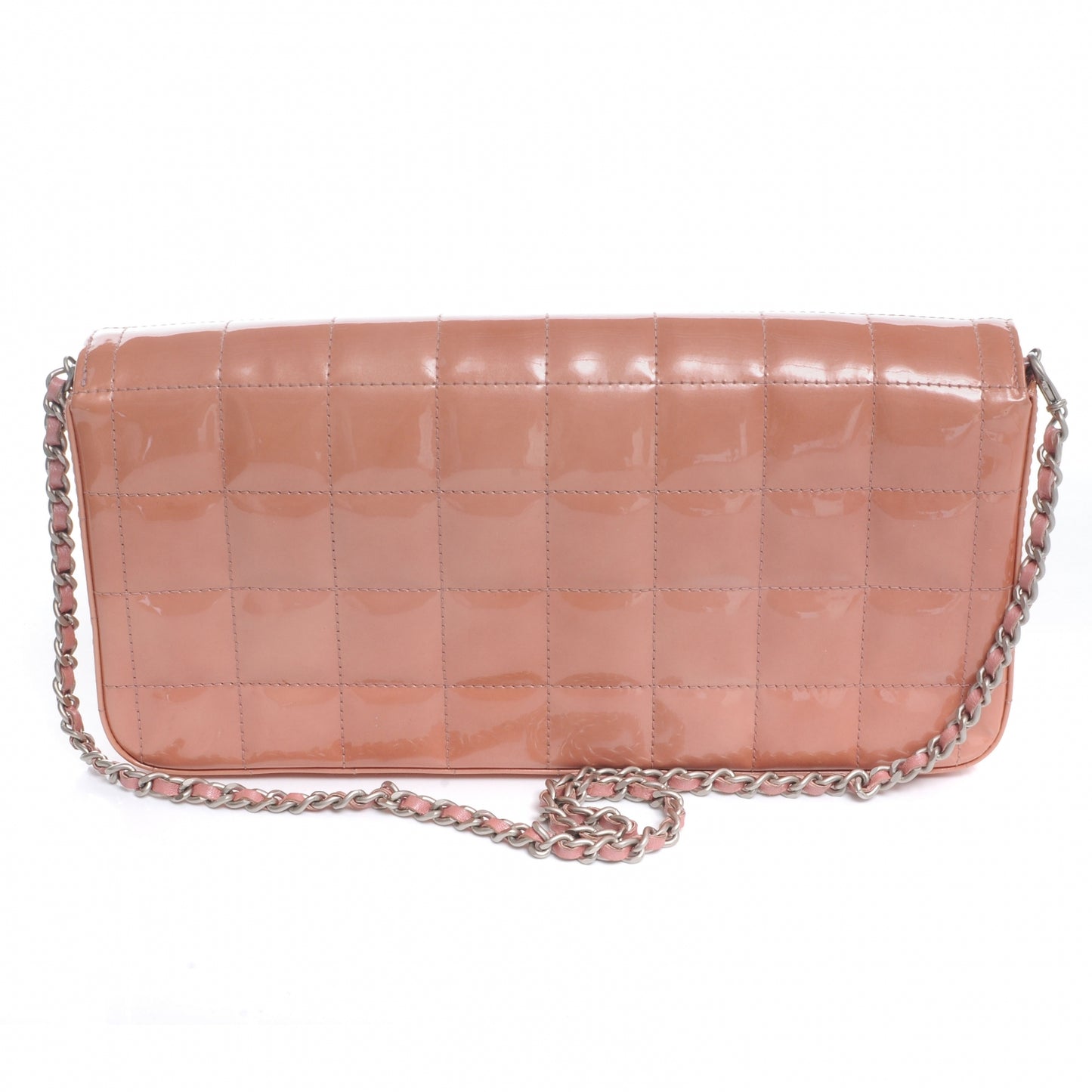 Patent East West Chocolate Bar Flap Coral