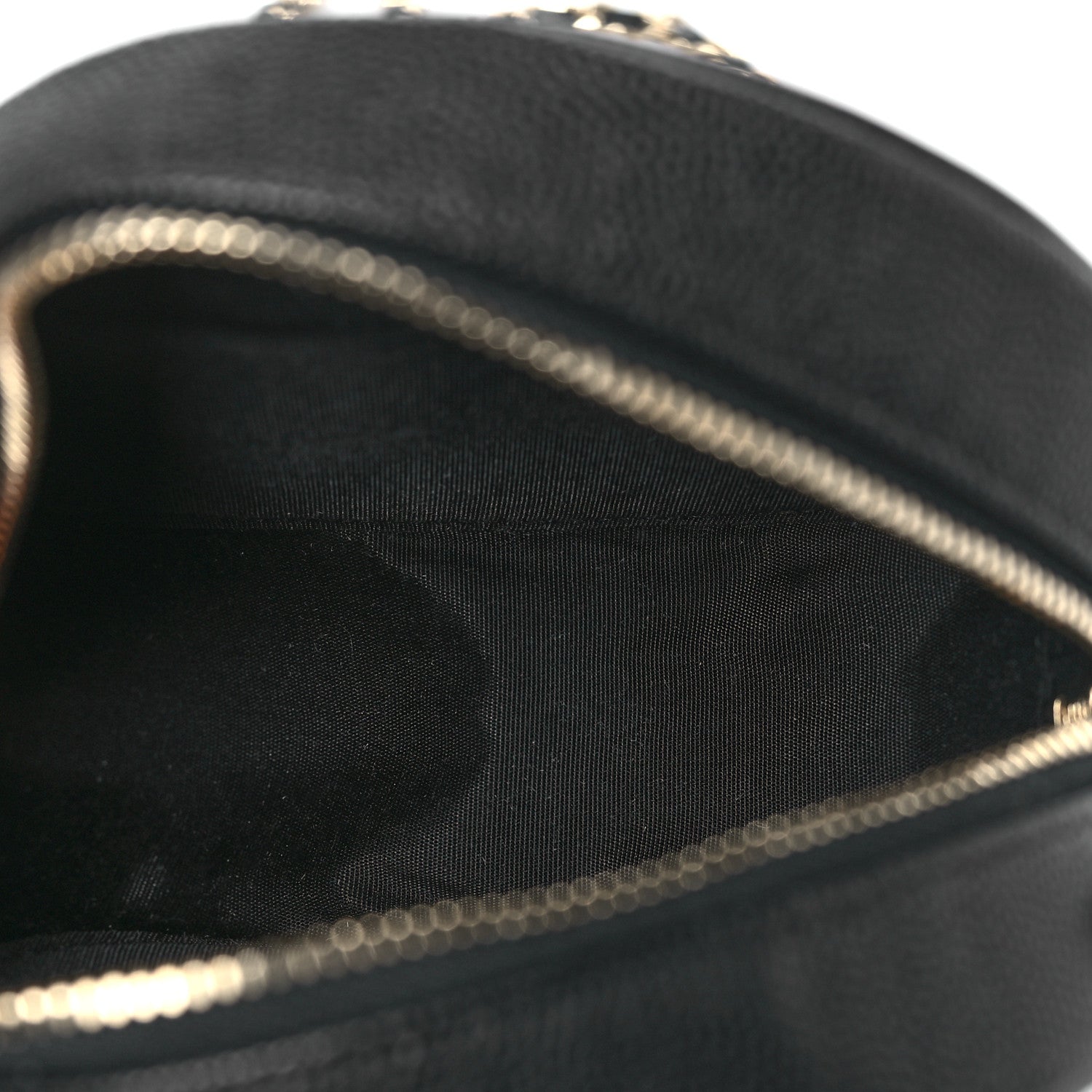Chanel Caviar Quilted Round Filigree Crossbody Black 5 of 10