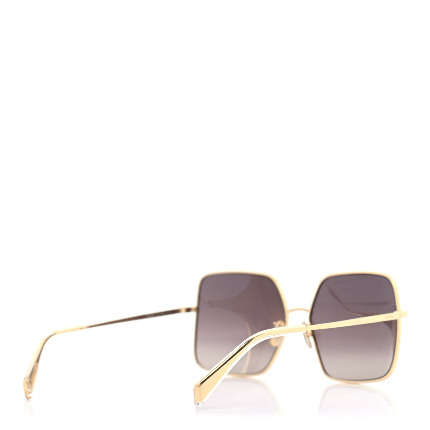 Oversized Square Metal Sunglasses CL40078U Grey