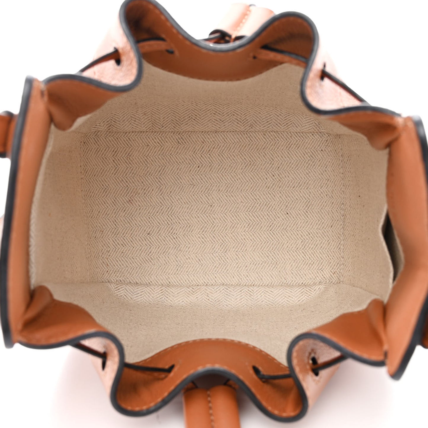 Calfskin Mini Hammock Shoulder Bag Tan