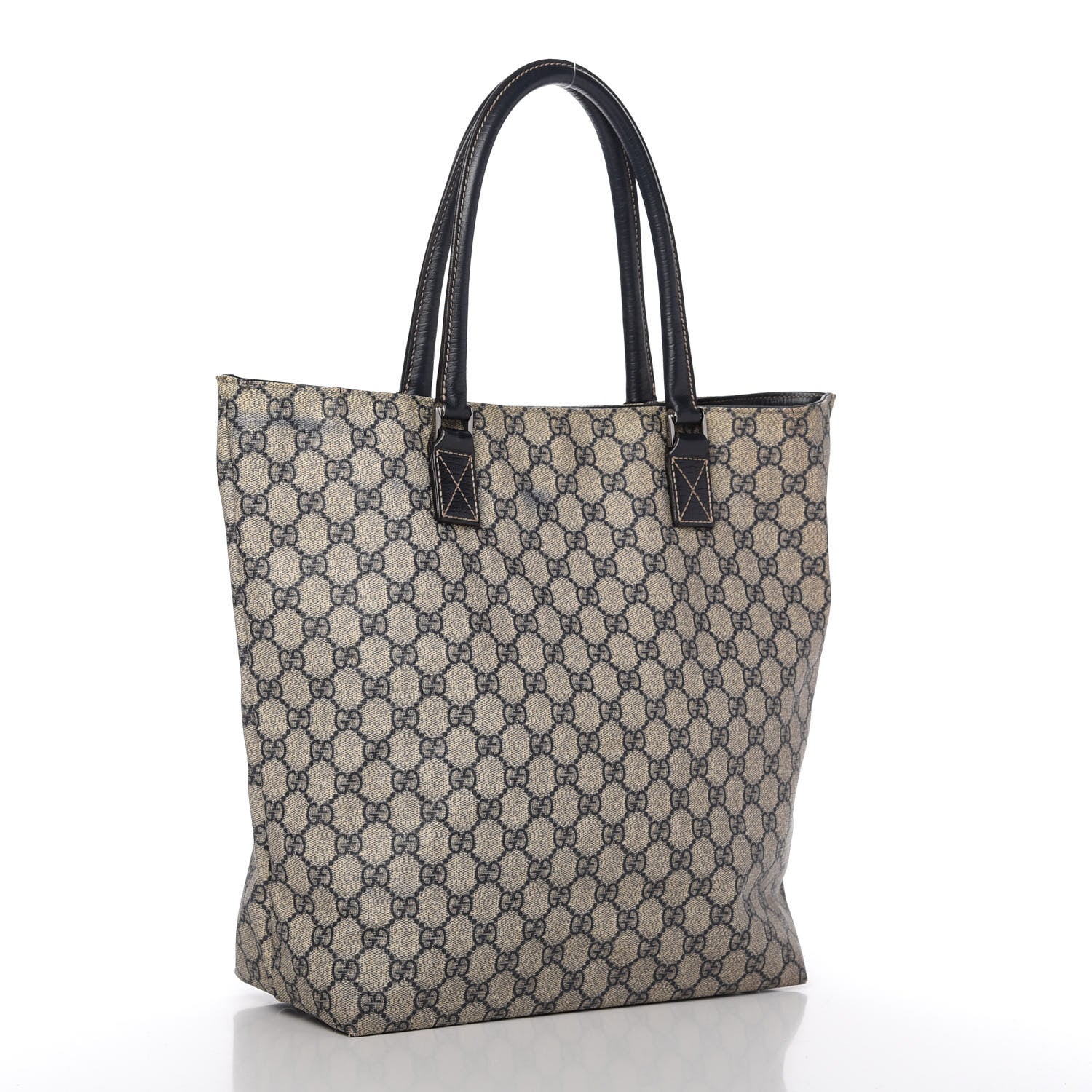 Gucci GG Plus Monogram Small Vertical Tote Blue 3 of 14