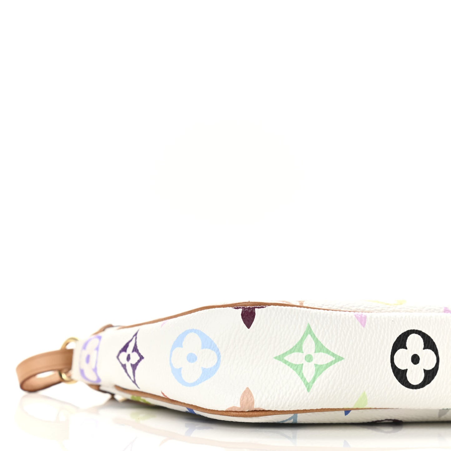 Monogram Multicolor Pochette Accessories White