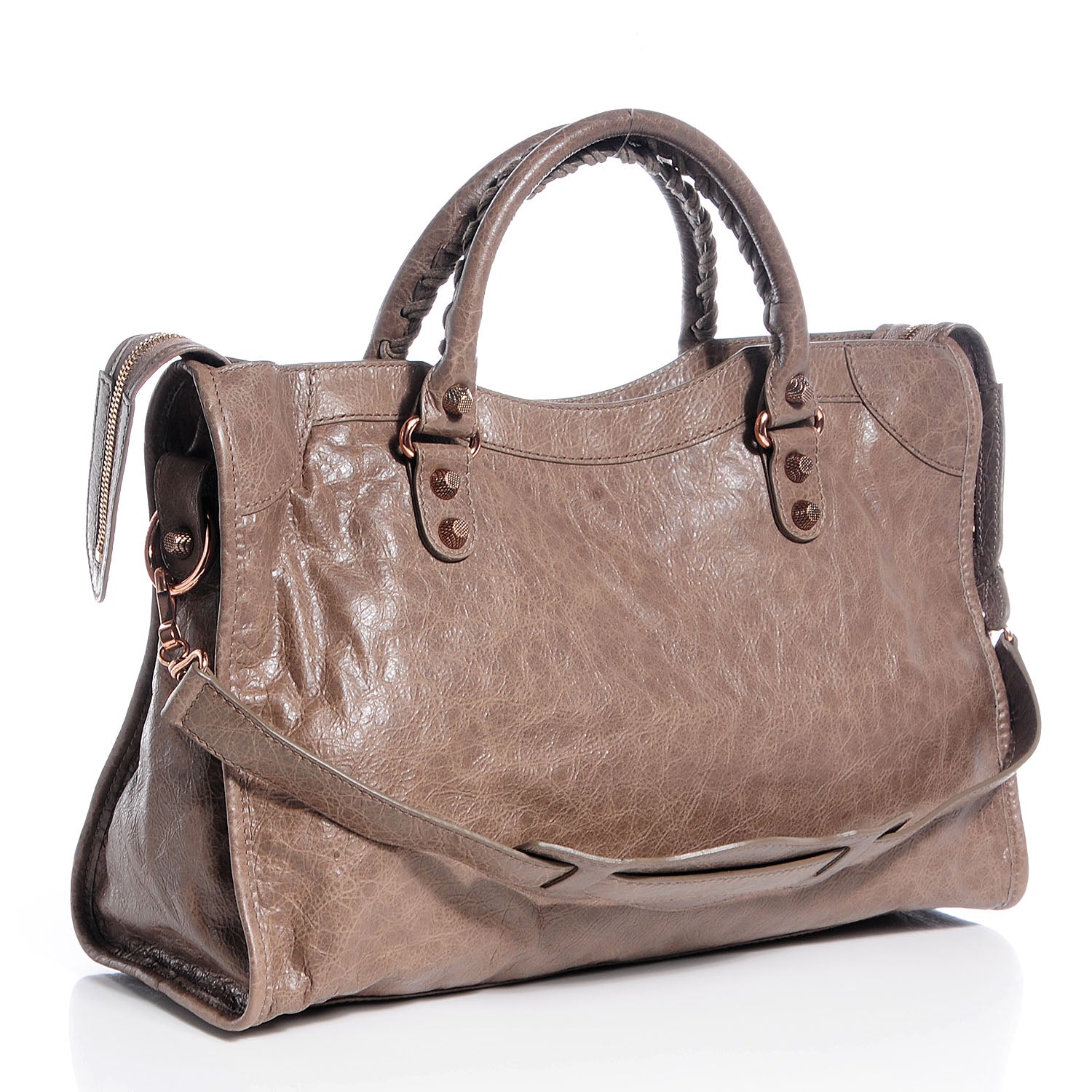 Balenciaga Agneau Giant 12 Rose Gold Hardware City Gris Poivre 4 of 22