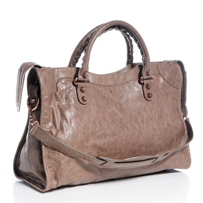 Balenciaga Agneau Giant 12 Rose Gold Hardware City Gris Poivre 4 of 22
