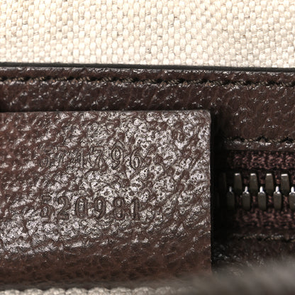 Gucci Soft GG Supreme Monogram Medium Ophidia Belt Bag Dark Brown 7 of 11