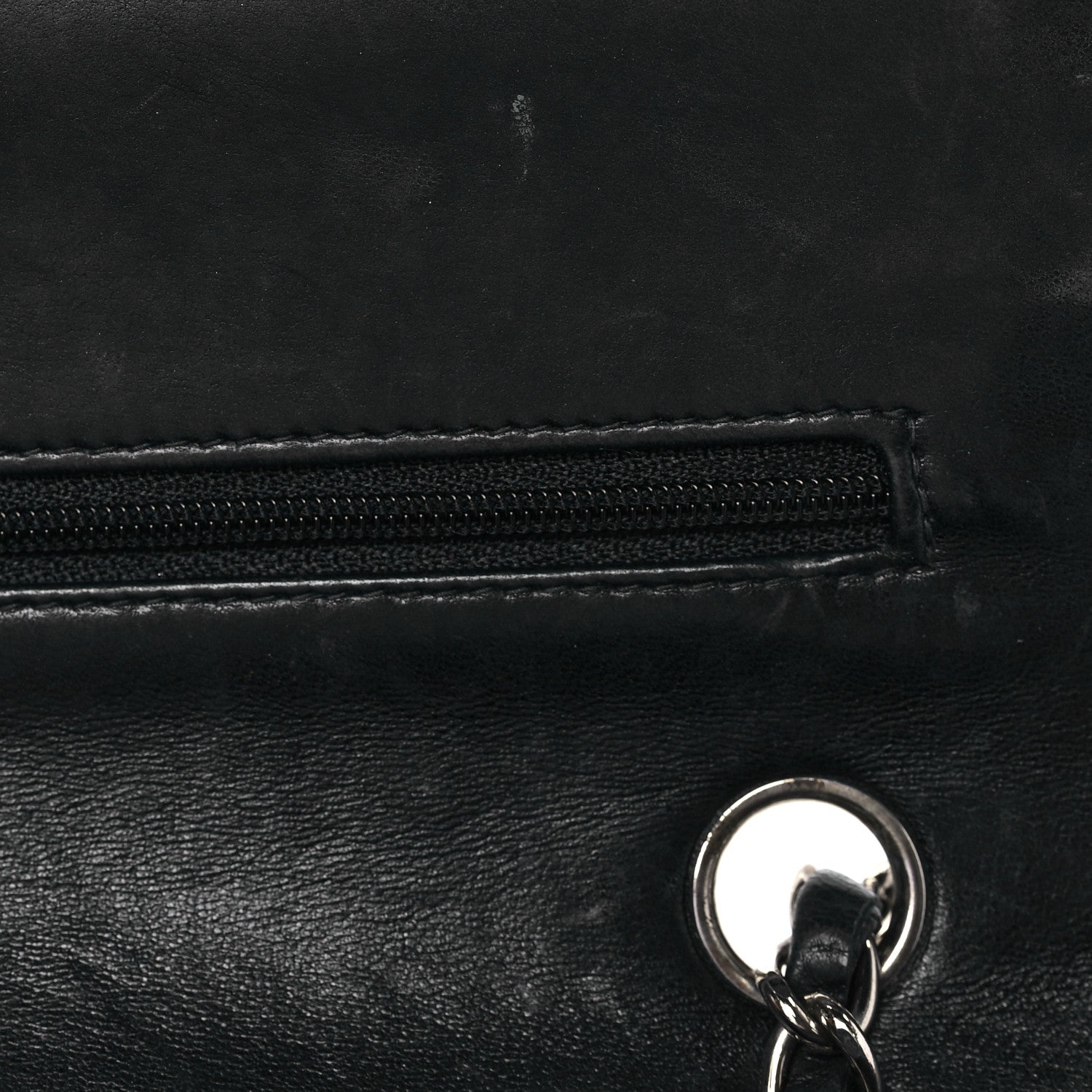 Chanel Lambskin Quilted Small Double Flap Black 12 of 16