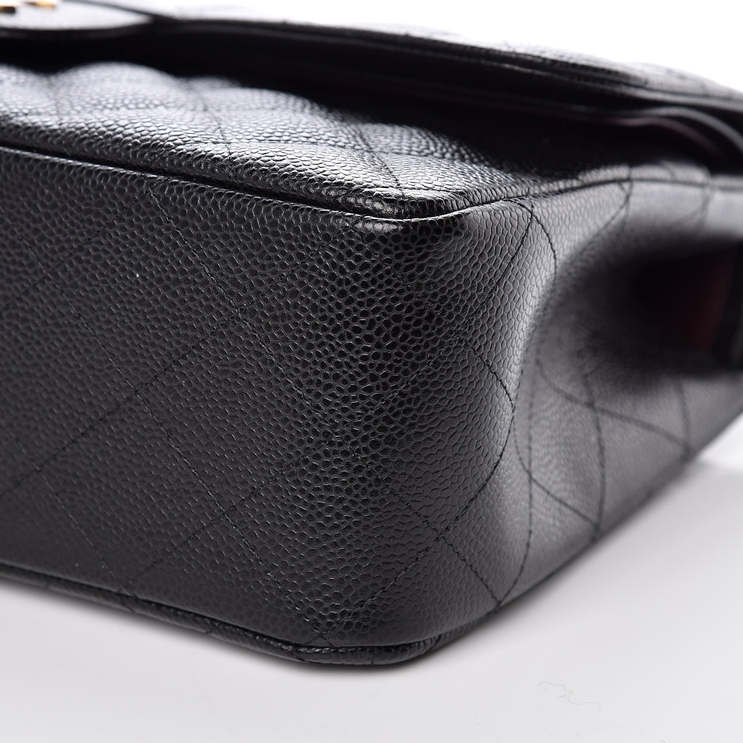 Chanel Caviar Quilted Jumbo Double Flap Black 7 of 11