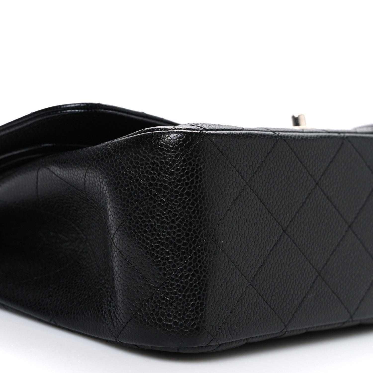 Chanel Caviar Quilted Jumbo Double Flap Black 9 of 10