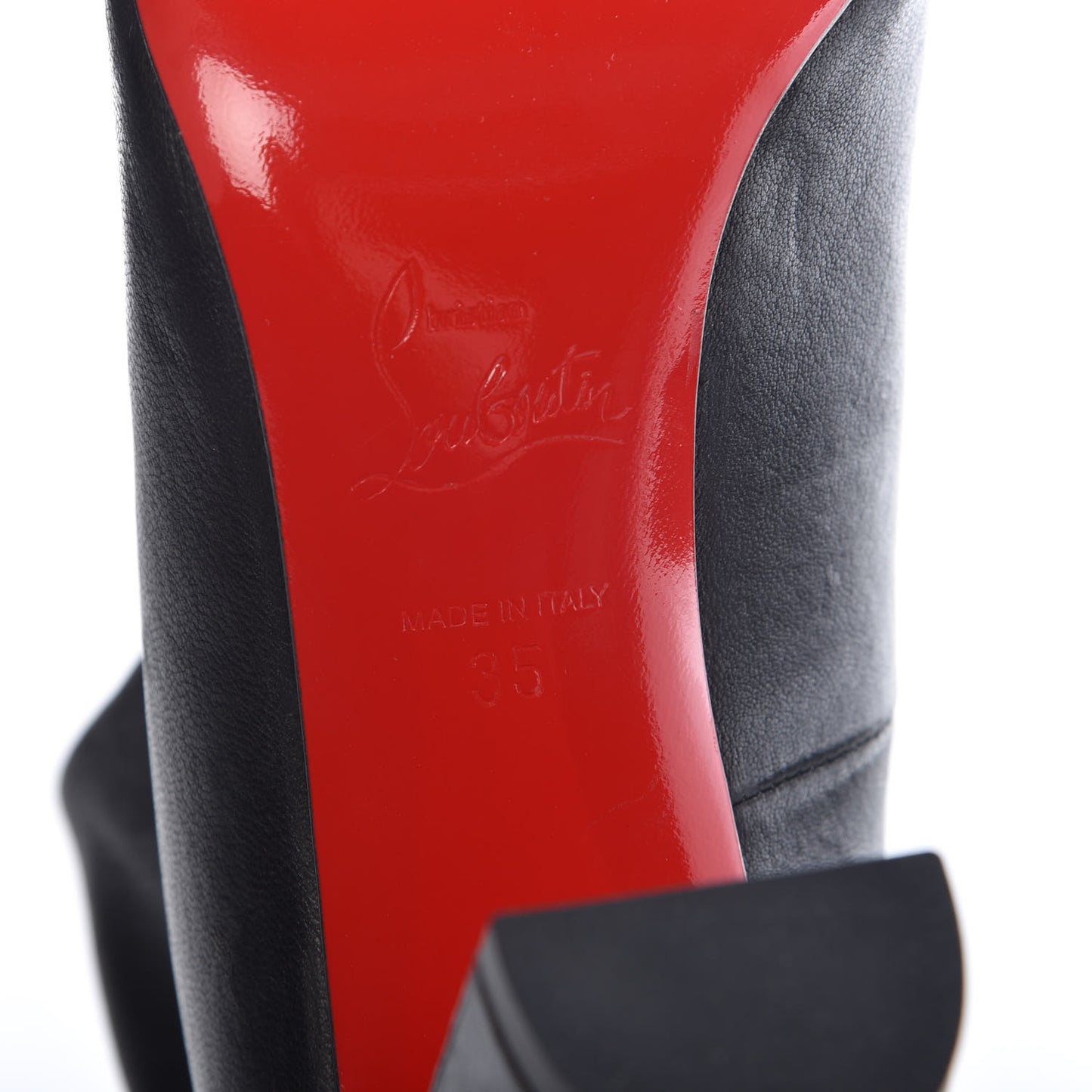 Veau Velours Stretch Gena 85 Bootie 35 Black
