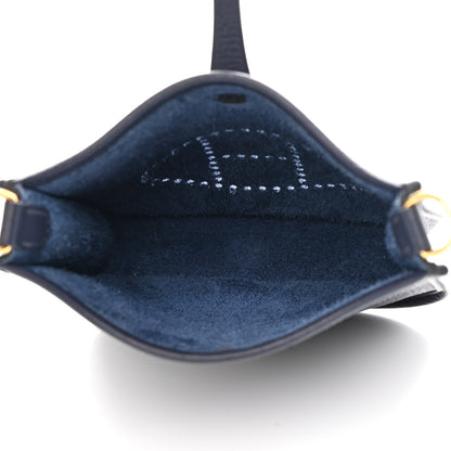 Hermes Taurillon Clemence Evelyne TPM Bleu Nuit 5 of 11