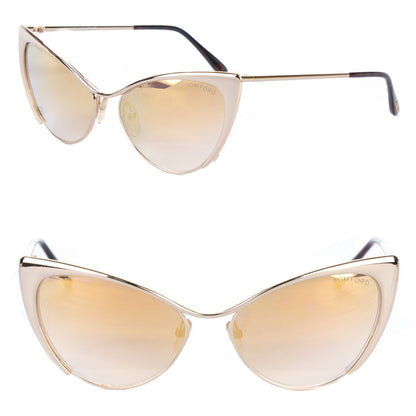 Tom Ford Nastasya Cat Eye Sunglasses TF304 Rose Gold 1 of 5