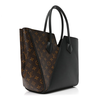Louis Vuitton Calfskin Monogram Kimono Tote Black 3 of 10