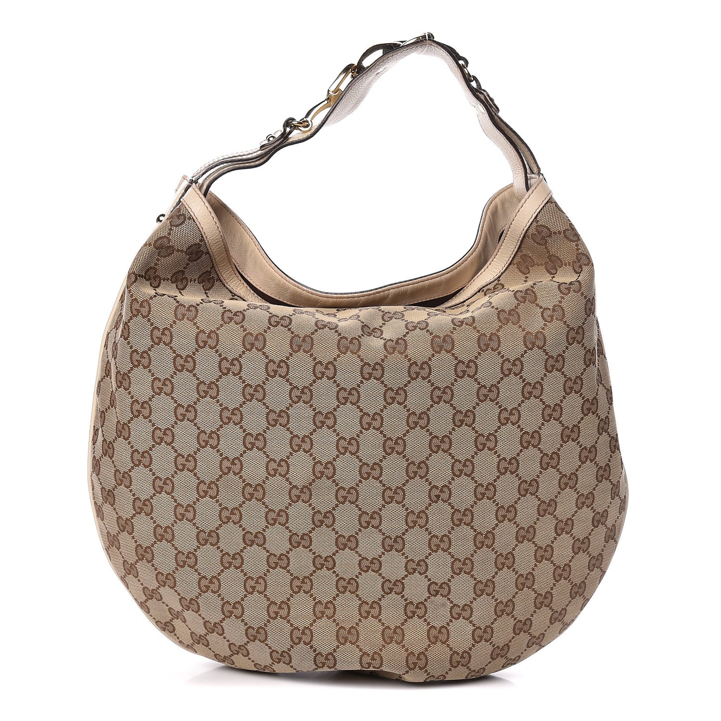 Monogram Large Wave Hobo Off White