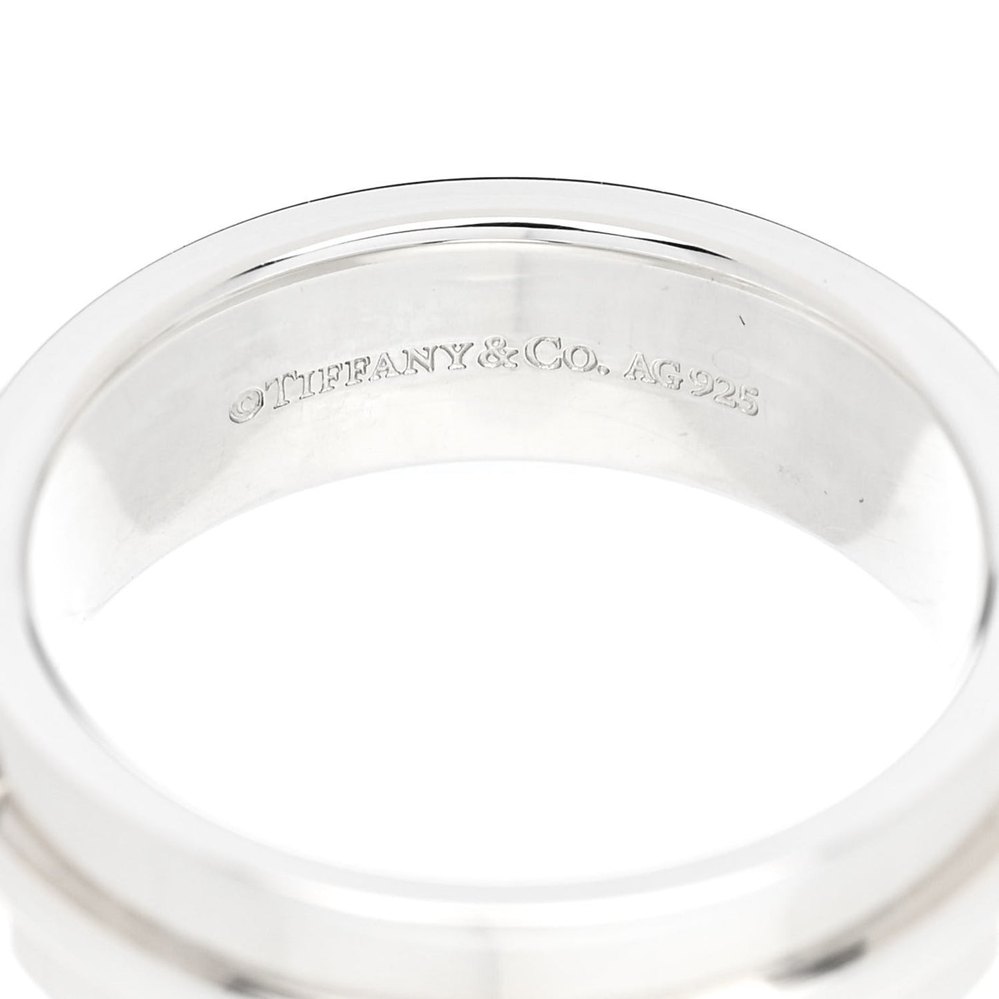Sterling Silver T Wide Ring 52 6