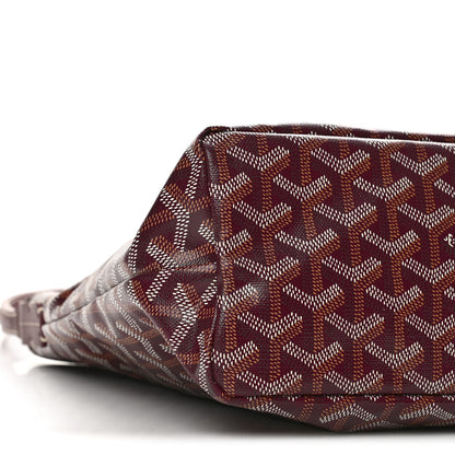 Goyard Goyardine Mini Boheme Hobo Burgundy 9 of 11