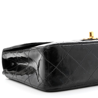 Chanel Patent Quilted Small Single Flap Black 9 of 18