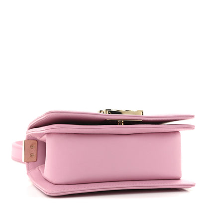 Chanel Caviar Chevron Quilted Mini Boy Flap Pink 4 of 11