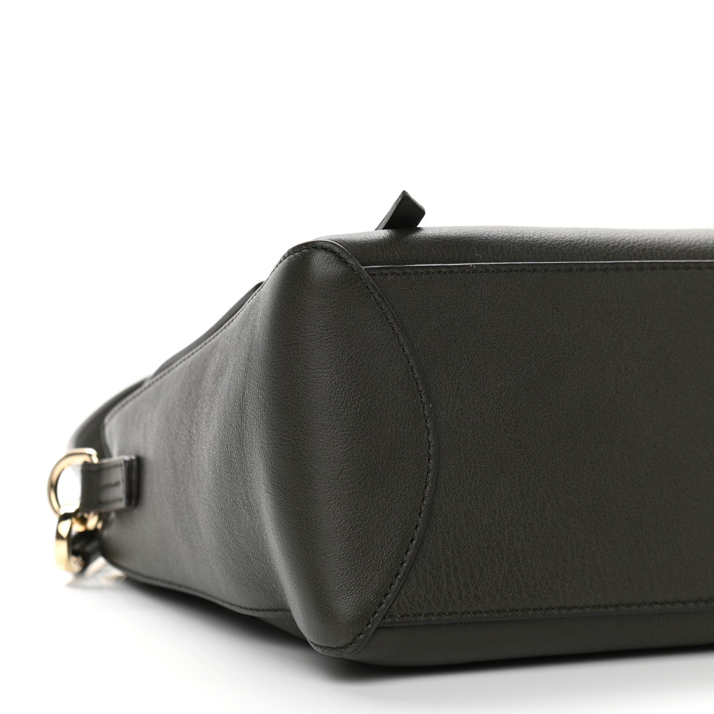 Calfskin Small Faye Day Shoulder Bag Deep Forest