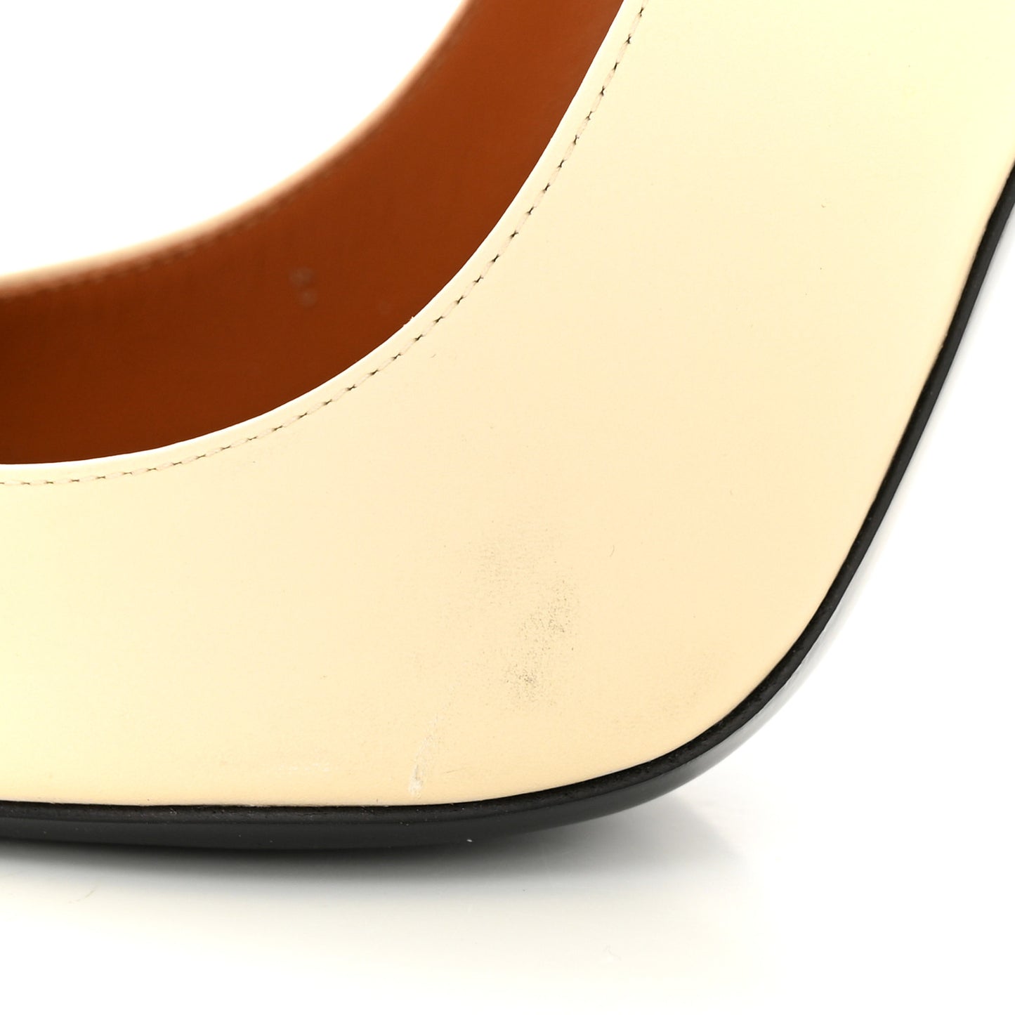 Calfskin Opyum 110 Slingback Pumps 37 Real Beige