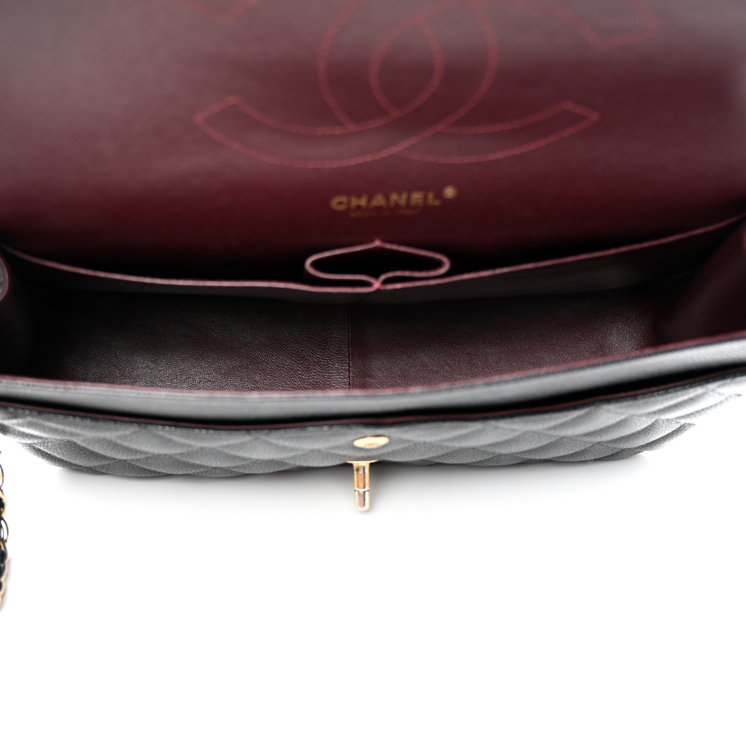 Chanel Caviar Quilted Jumbo Double Flap Black 5 of 16