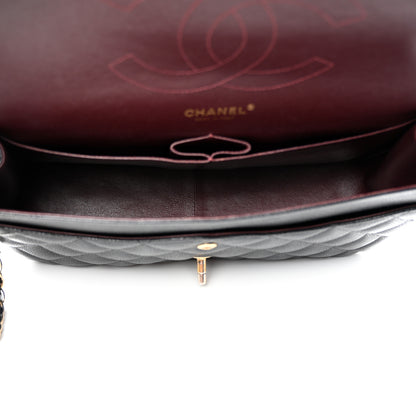 Chanel Caviar Quilted Jumbo Double Flap Black 5 of 16
