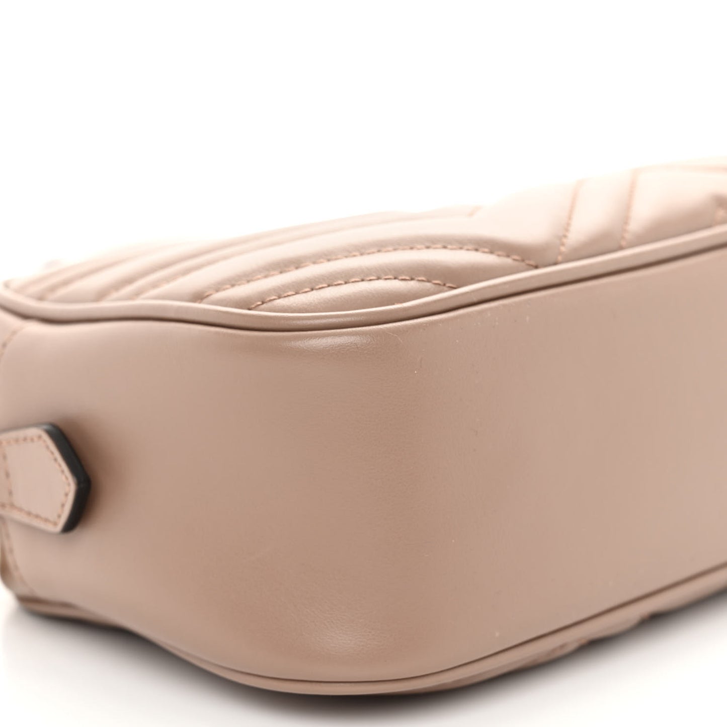 Calfskin Matelasse Small GG Marmont Chain Shoulder Bag Porcelain Rose