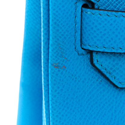 Hermes Epsom Birkin 30 Bleu Frida 13 of 13