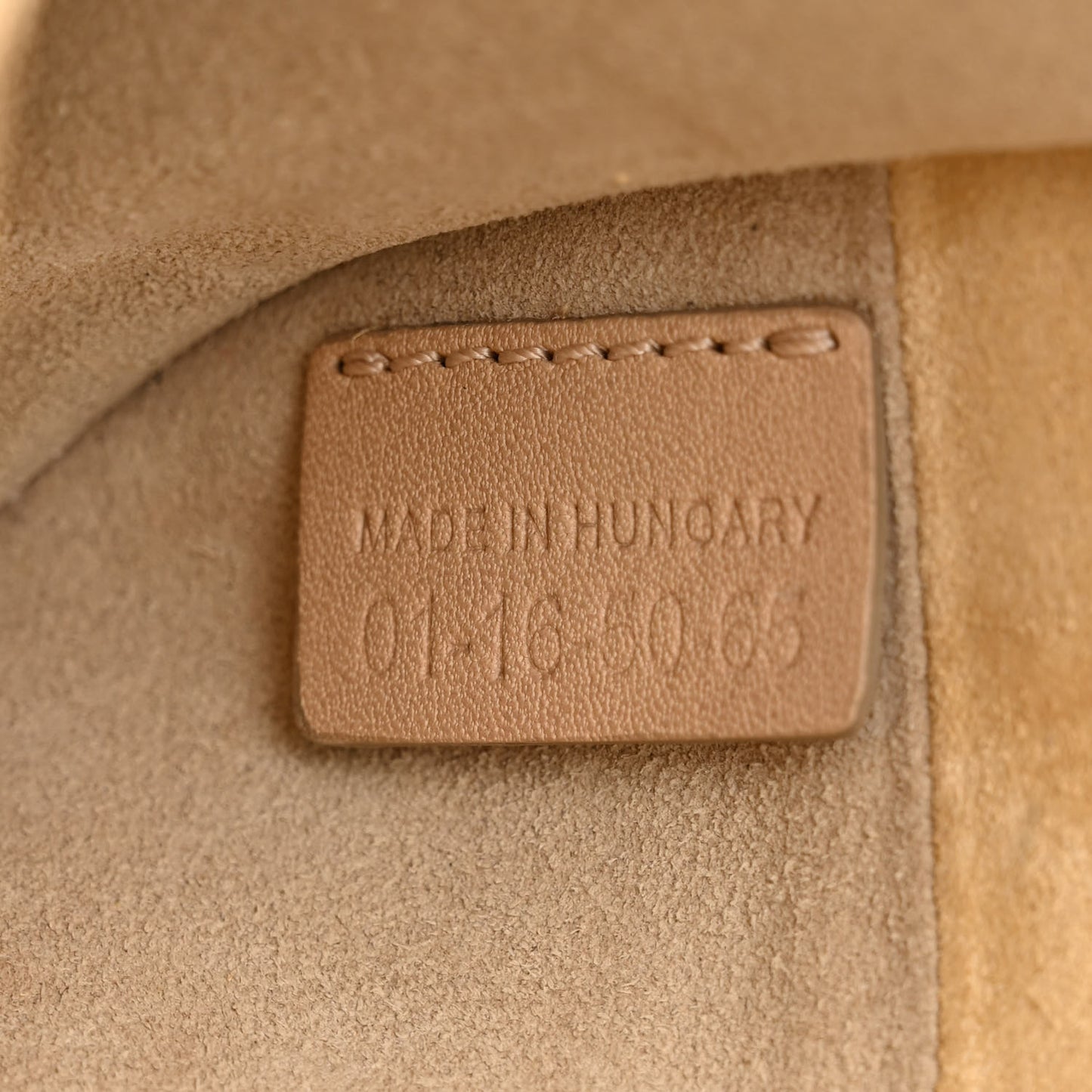 Calfskin Mini Georgia Crossbody Bag Beige