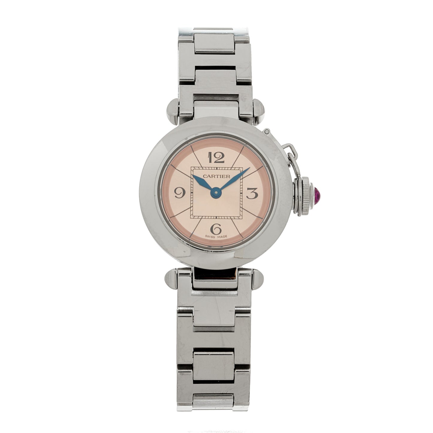 Stainless Steel 27mm Miss Pasha Quartz Watch Pink