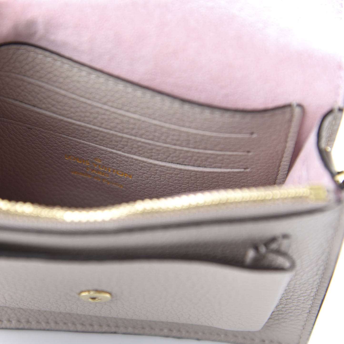 Soft Calfskin Mini My Lockme Chain Pochette Greige
