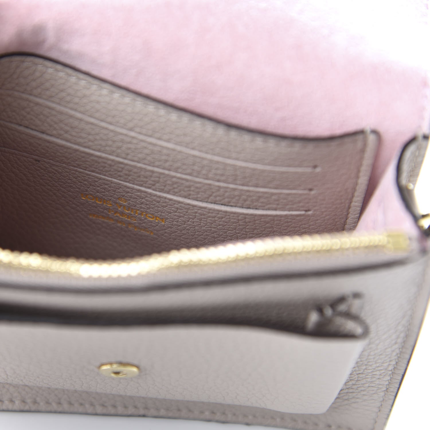 Louis Vuitton Soft Calfskin Mini My Lockme Chain Pochette Greige 8 of 10