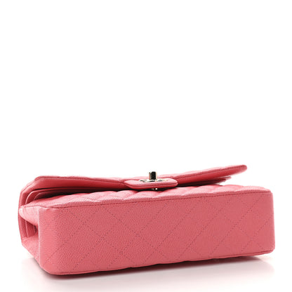 Chanel Metallic Caviar Quilted Medium Double Flap Pink 3 of 8