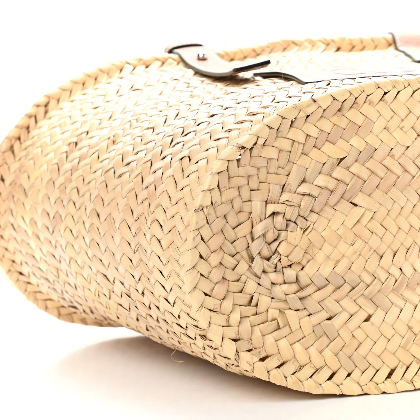 Raffia Large Basket Tote Bag Natural Tan