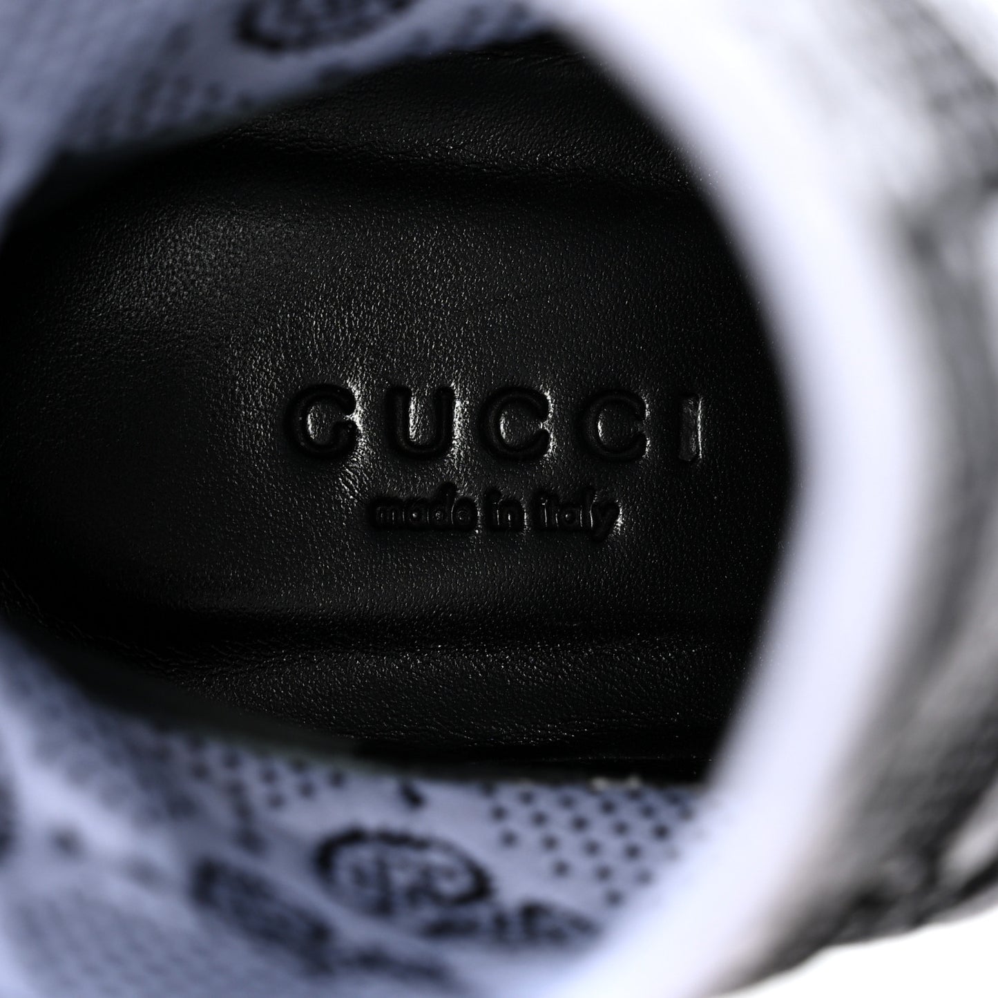 Technical Jersey Knit GG Monogram Square G 75mm Ankle Boots 38 Black Great White