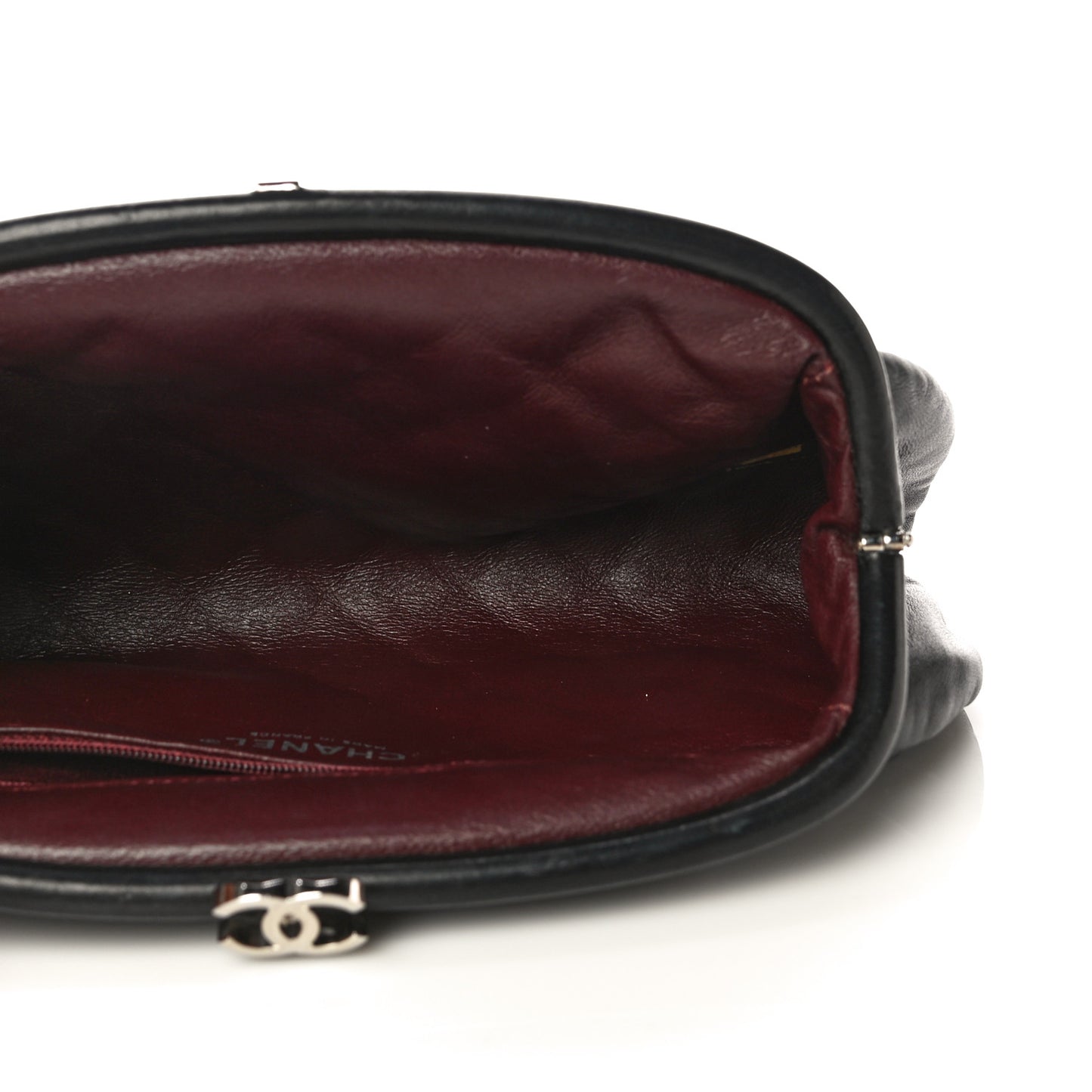 Lambskin Quilted Timeless Clutch Black