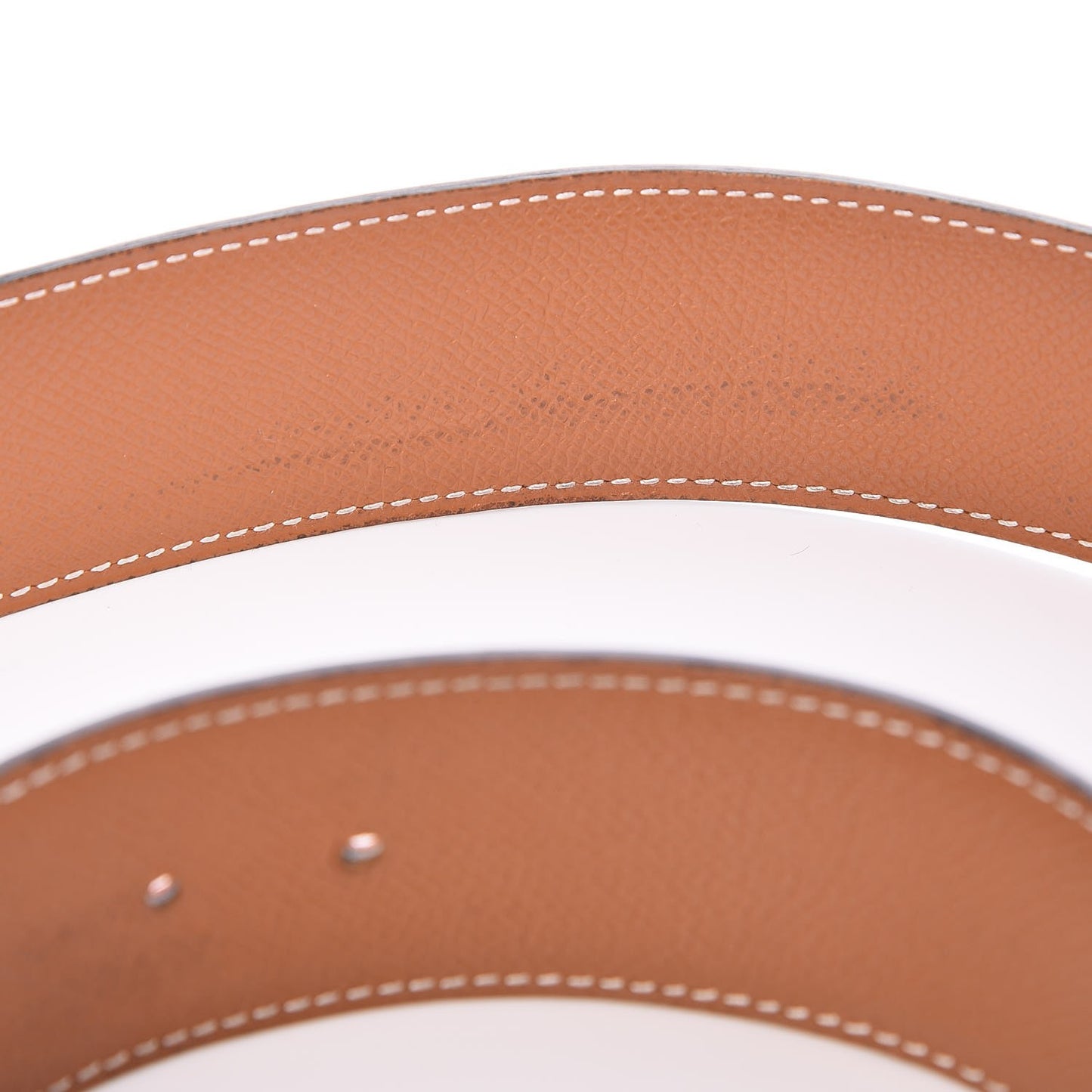Epsom 42mm Constance H Belt 85 Orange Gold