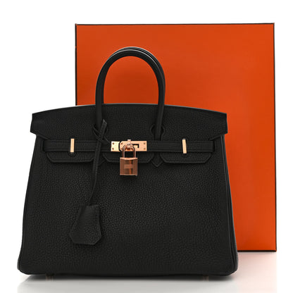 Hermes Togo Birkin 25 Black 10 of 10