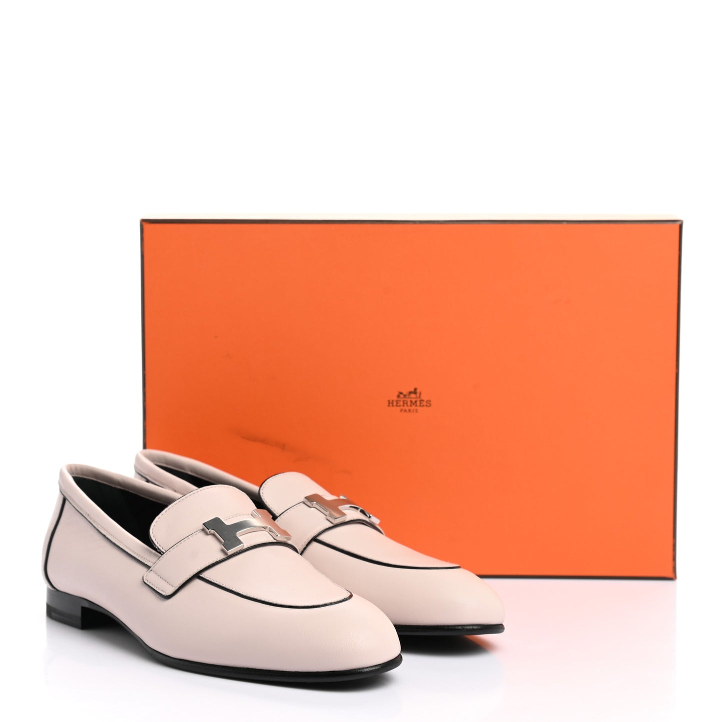 Calfskin Womens Paris Loafers 37 Rose Petale