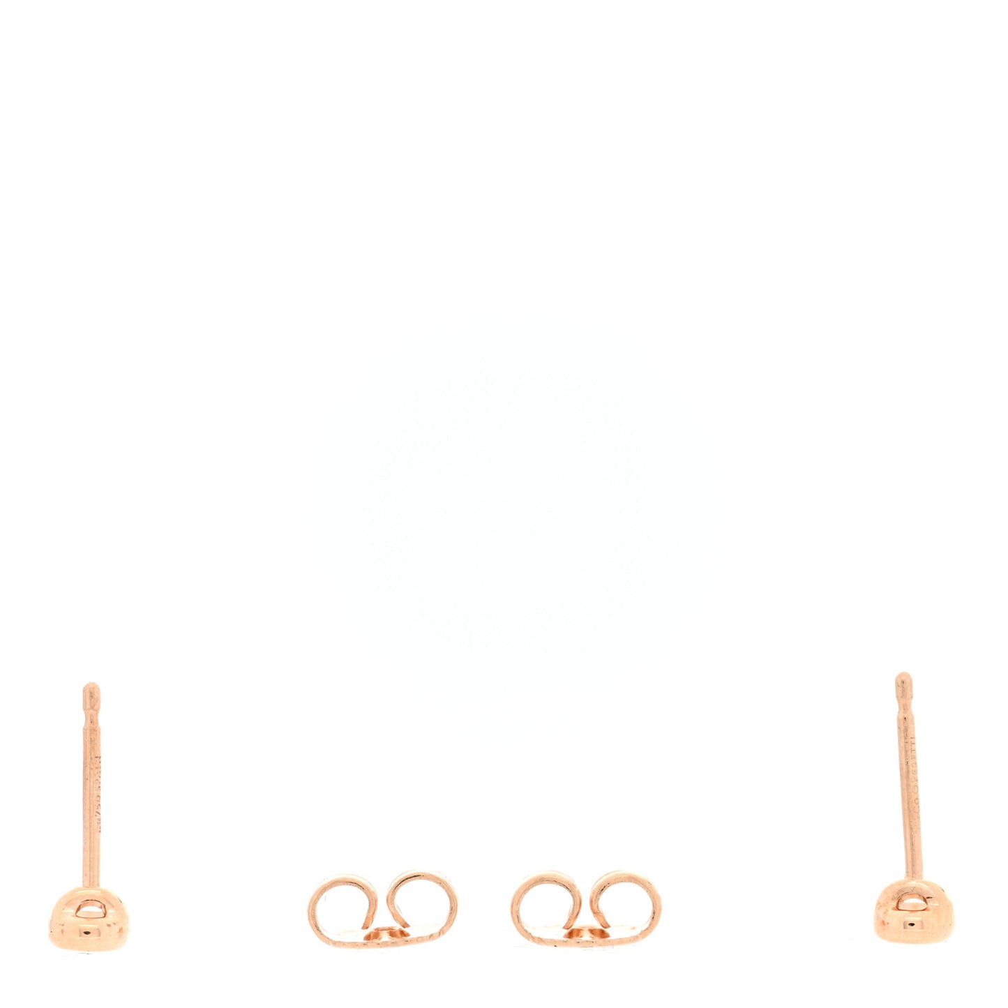 18K Rose Gold Diamond Elsa Peretti Diamonds by the Yard Necklace and Earrings Set