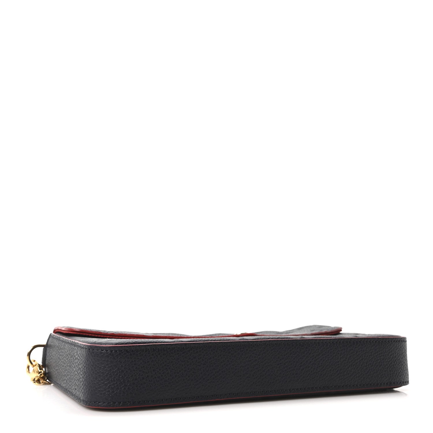 Louis Vuitton Empreinte Pochette Felicie Chain Wallet Marine Rouge 6 of 12