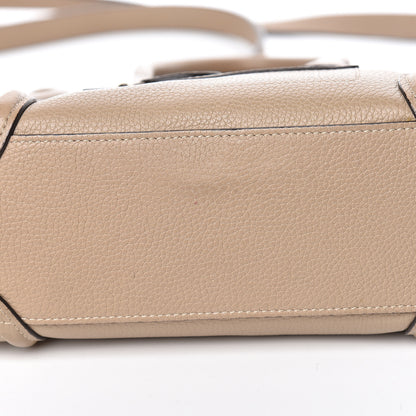 Celine Drummed Calfskin Nano Luggage Dune 13 of 15