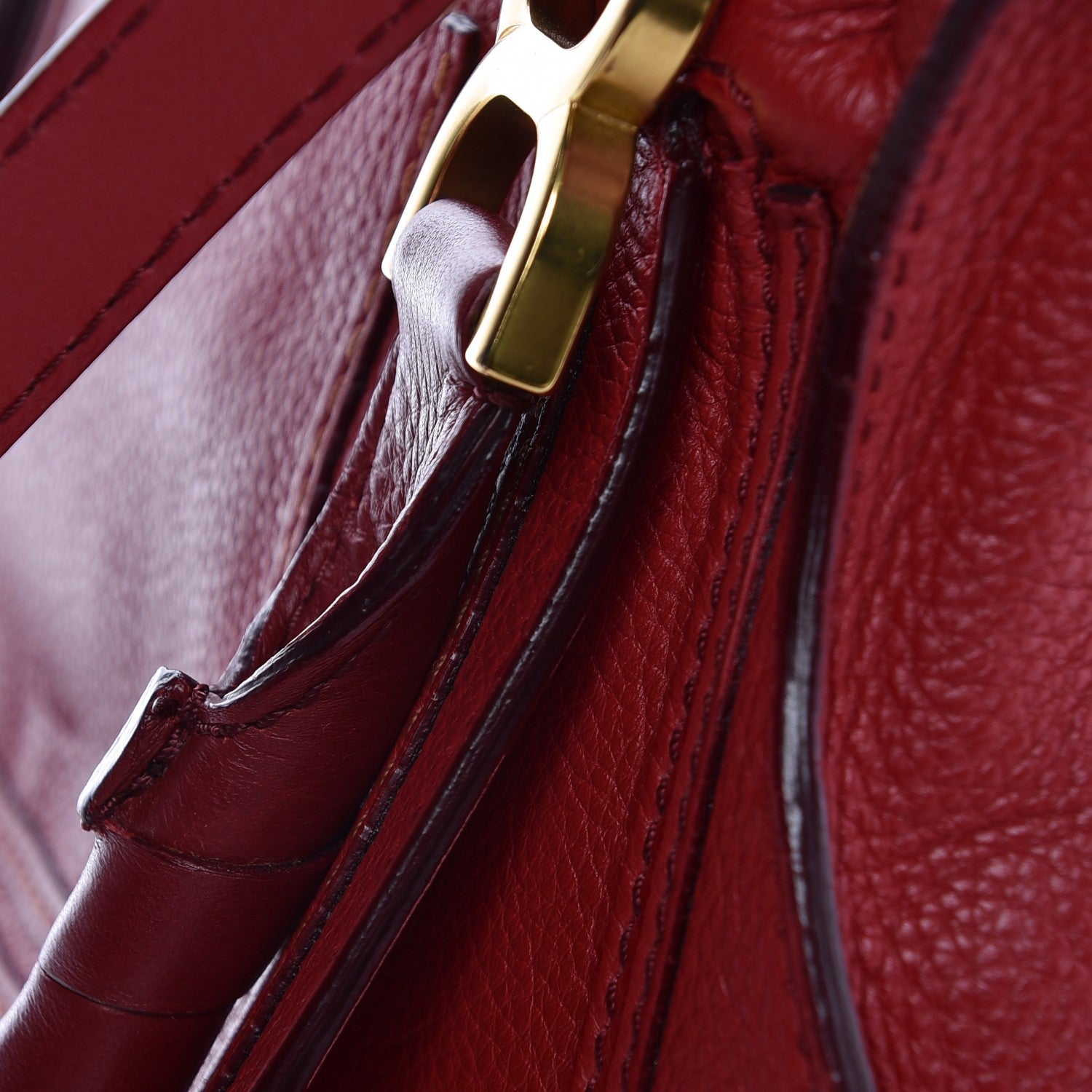 Chloe Calfskin Medium Marcie Satchel Acerola 10 of 16