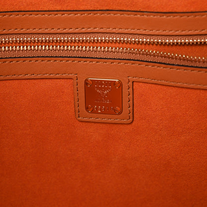 MCM Visetos X-Large Munchen Tote Cognac 7 of 13