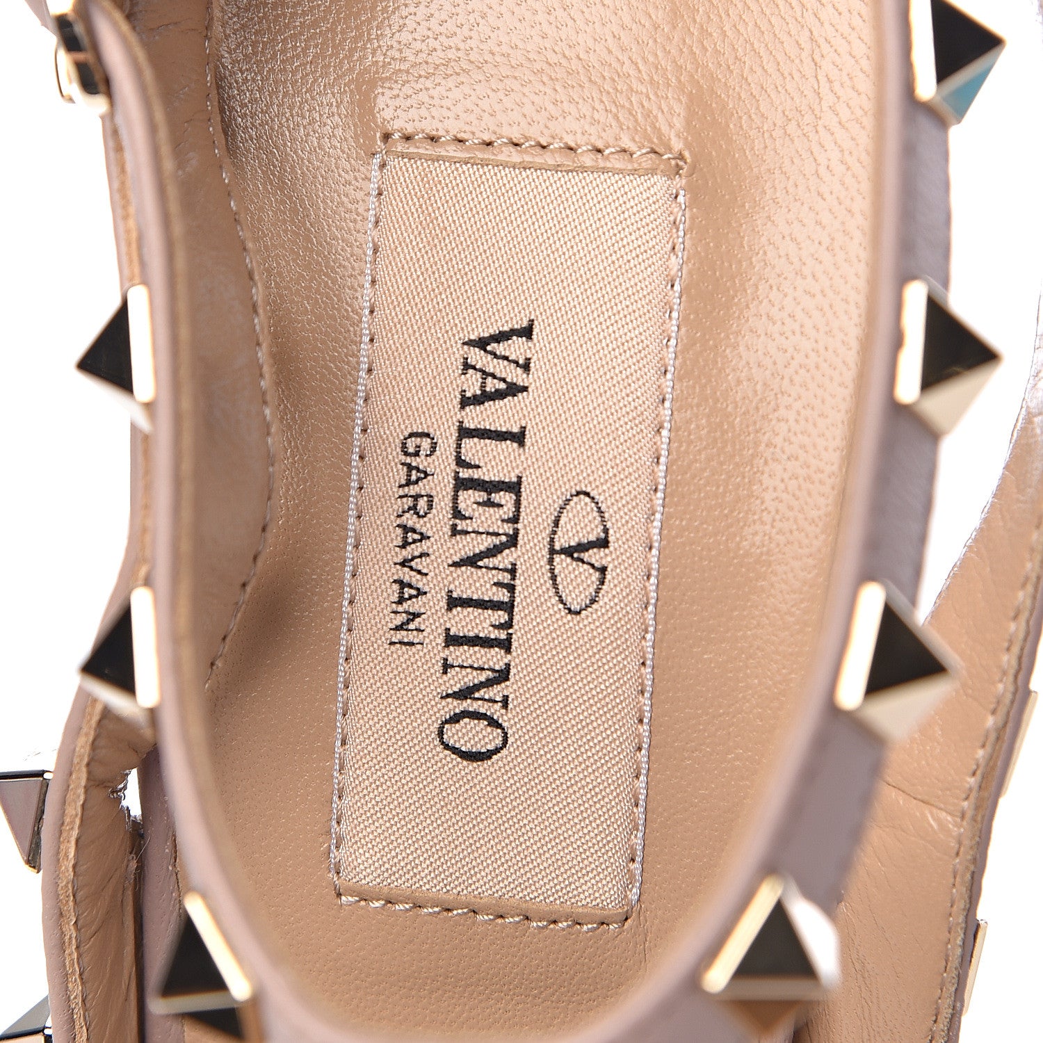 Valentino Garavani Patent Rockstud Ankle Strap 100mm Pumps 38.5 Parrot Poudre 7 of 8