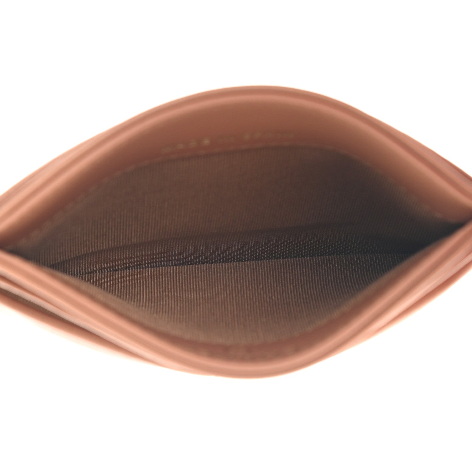 Chanel Lambskin Quilted Chanel 19 Card Holder Brown 5 of 9