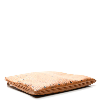 MCM Visetos Medium Crossbody Pouch Cognac 4 of 13